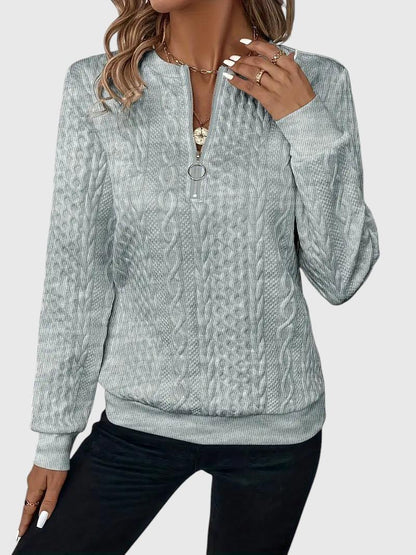 Lucia - Pull À Zip Élégant