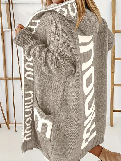 Anna - Cardigan Long Élégant