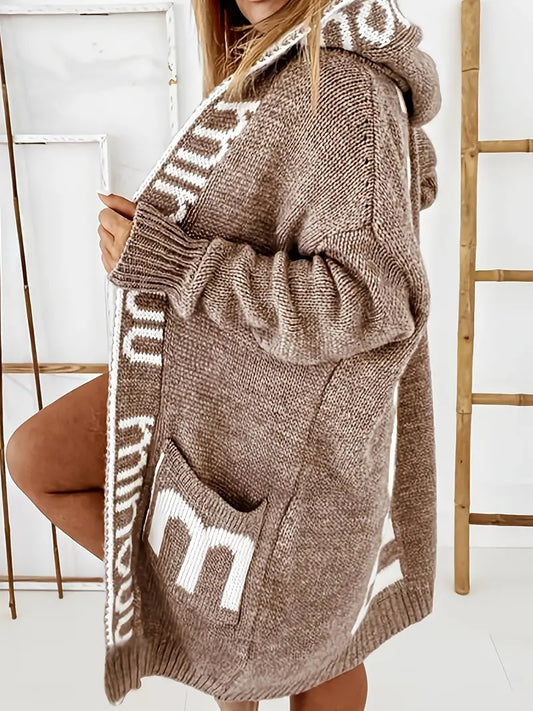 Anna - Cardigan Long Élégant