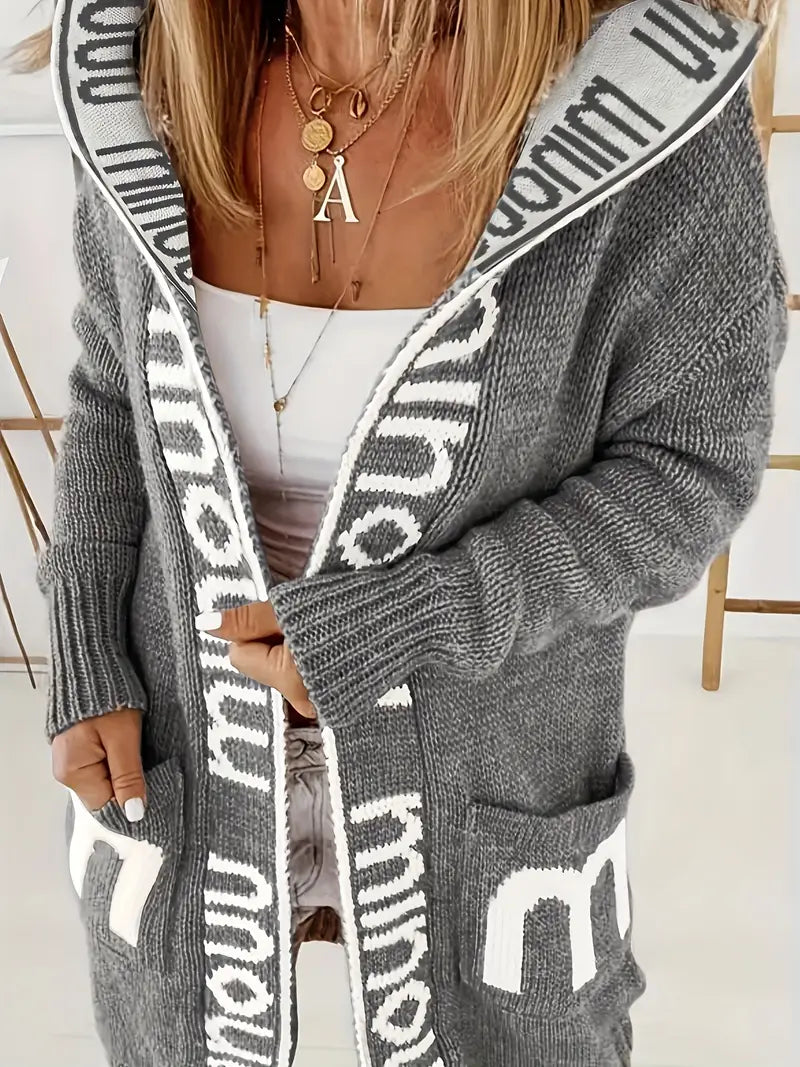 Anna - Cardigan Long Élégant