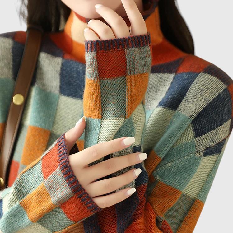 Élise - Pull Roulé En Cachemire Doux