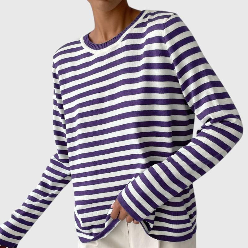 Nicole - Pull Rayé Chic