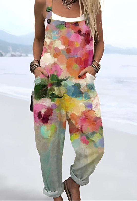 Ingeborg™ | Salopette Aquarelle-Fleur