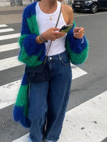 Sue | Cardigan Long Oversize Doux et Fluffy