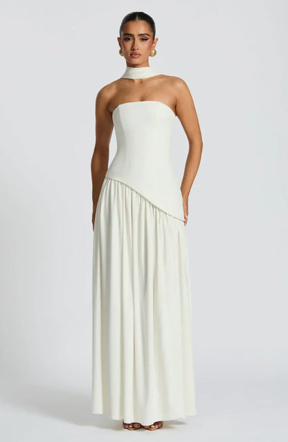 ELSA - ROBE MAXI À FENTE