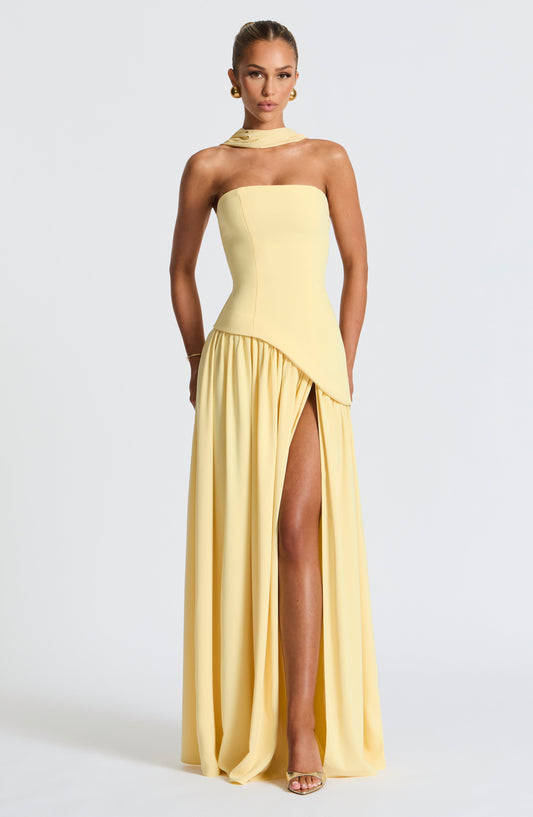 ELSA - ROBE MAXI À FENTE