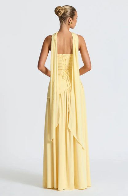 ELSA - ROBE MAXI À FENTE