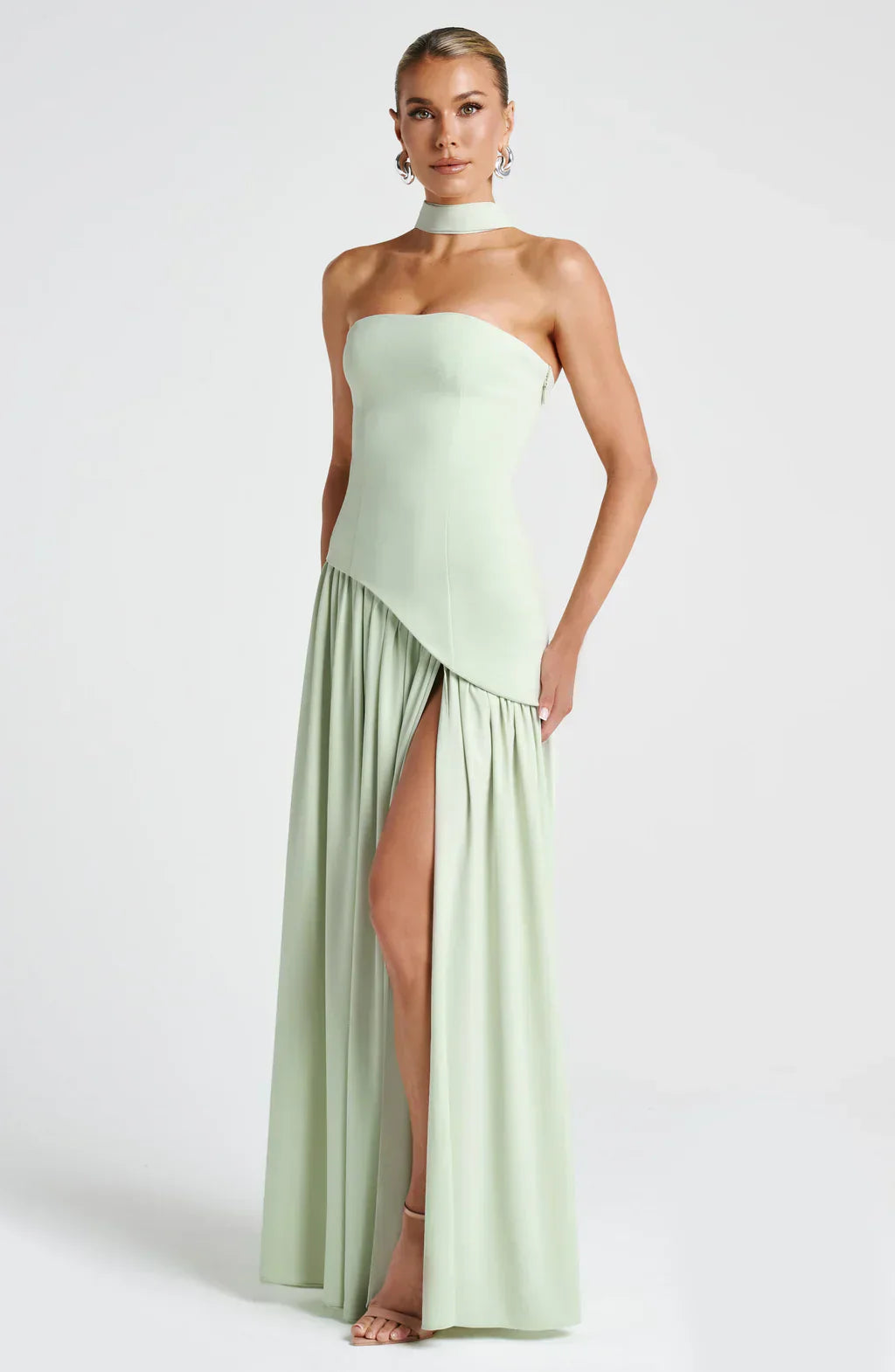 ELSA - ROBE MAXI À FENTE