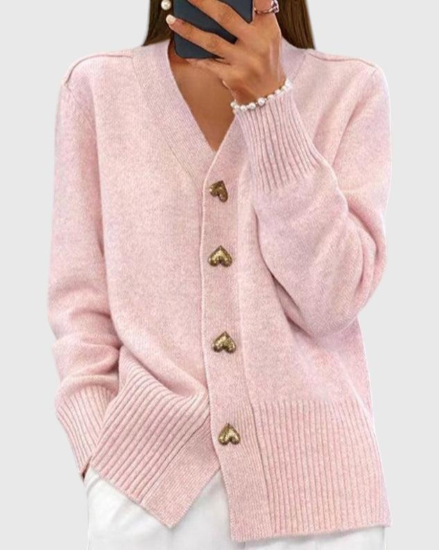 Elina - Élégant Cardigan Romantique
