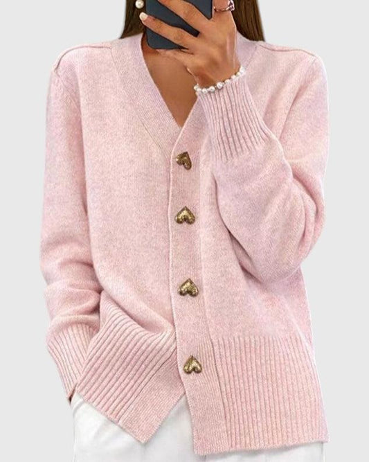 Elina - Élégant Cardigan Romantique